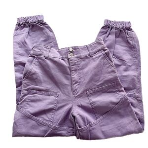FOREVER 21 Women’s Purple Cargo Jeans